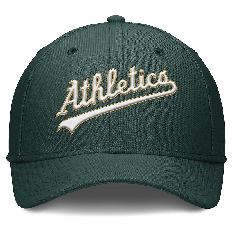 Casquette Nike Athletics Rise Performance Flex verte pour homme