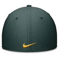 Casquette Nike Athletics Rise Performance Flex verte pour homme