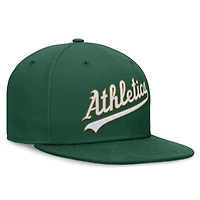 Men's Nike Green Athletics True Performance Fitted Hat