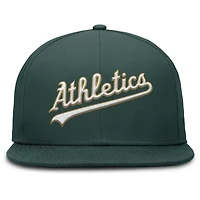 Casquette ajustée Nike Athletics True Performance pour homme, verte