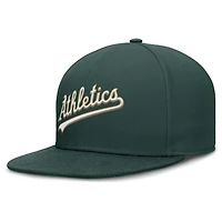 Casquette ajustée Nike Athletics True Performance pour homme, verte