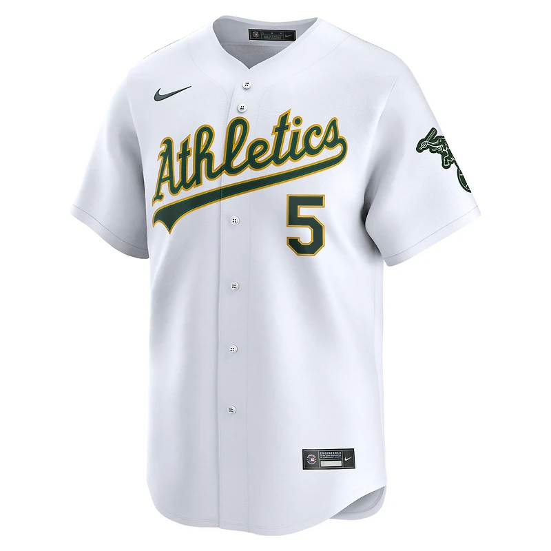 Men's Nike Jacob Wilson White Athletics Home Limited Player Jersey