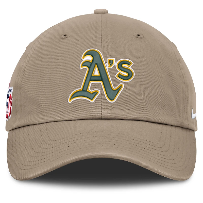 Men's Nike Khaki Athletics Celebrating America's 250th Club Adjustable Hat