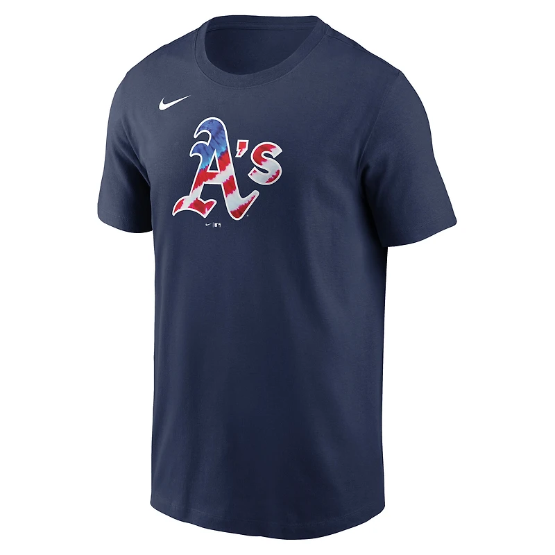 T-shirt Nike Athletics Americana bleu marine pour homme