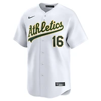 Men's Nike Nick Kurtz White Athletics Home Limited Player Jersey