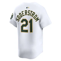 Men's Nike Tyler Soderstrom White Athletics Home Limited Player Jersey