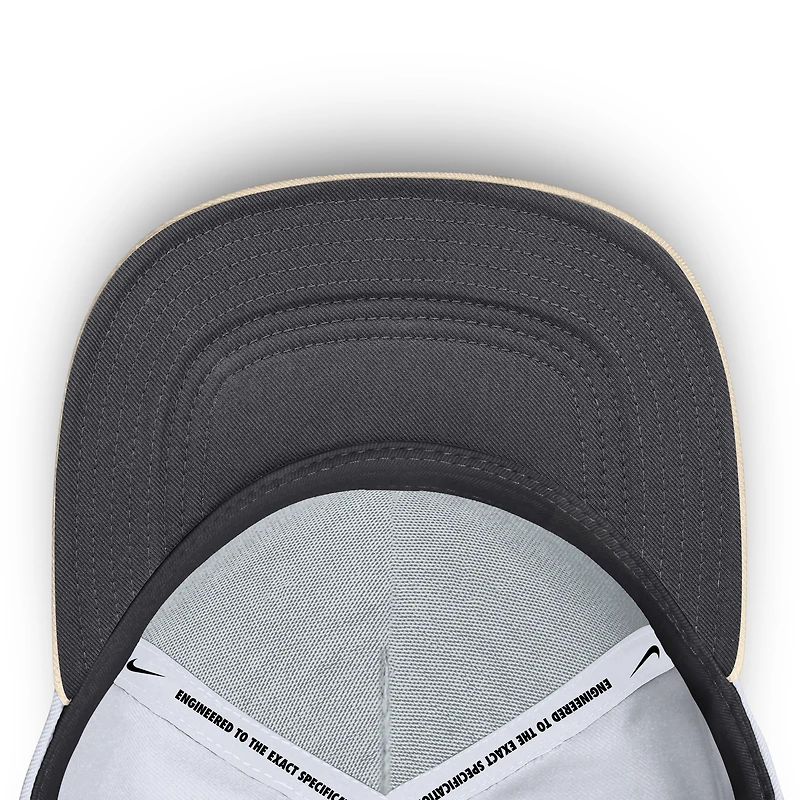 Men's Nike  White/Cream Athletics Pro Performance Snapback Hat