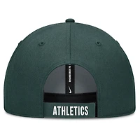 Men's Nike White/Green Athletics Club Performance Adjustable Hat