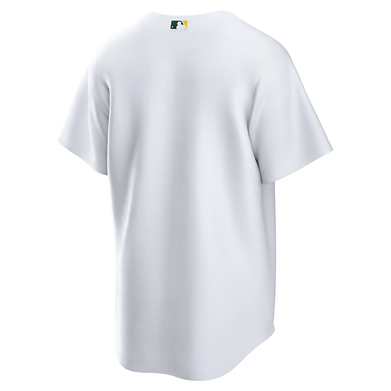 Men's Nike White Athletics Home Blank Replica Jersey