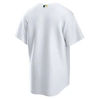 Men's Nike White Athletics Home Blank Replica Jersey