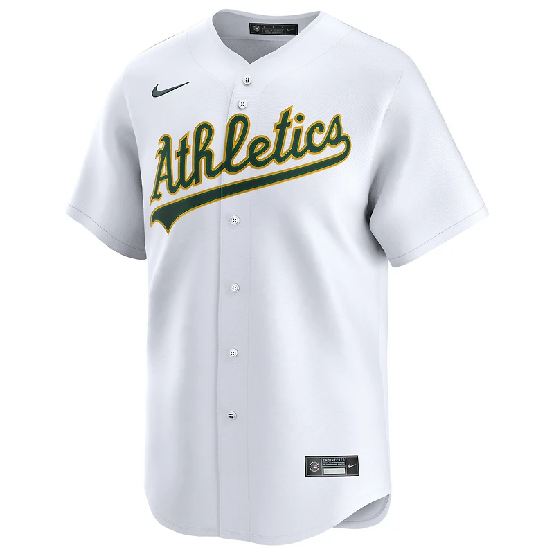 Men's Nike White Athletics Home Limited Jersey