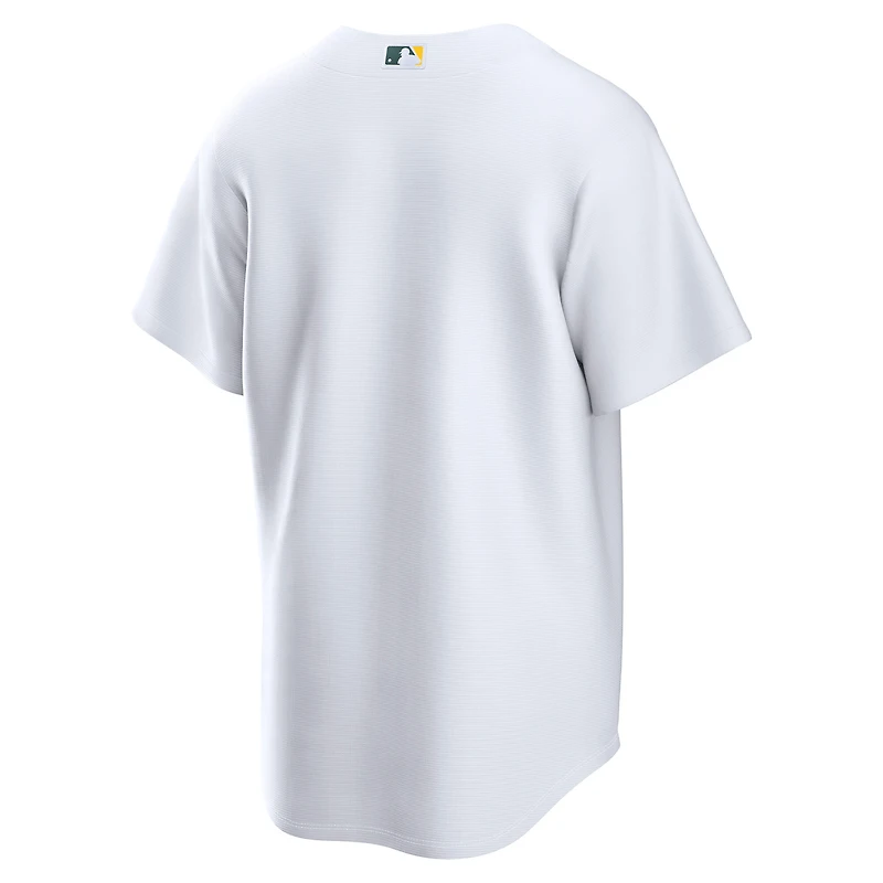 Men's Nike White Athletics Home Replica Jersey