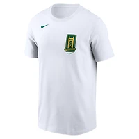 Men's Nike White Athletics New Logo T-Shirt