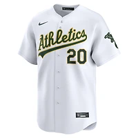 Men's Nike Zack Gelof White Athletics Home Limited Player Jersey