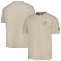 Men's Pro Standard Cream Athletics Neutral Drop Shoulder T-Shirt