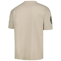 Men's Pro Standard Cream Athletics Neutral Drop Shoulder T-Shirt