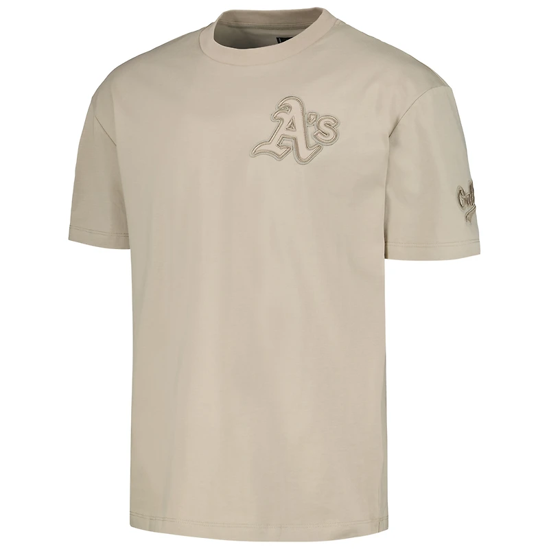 T-shirt d'athlétisme neutre à épaules tombantes Pro Standard Tan pour homme