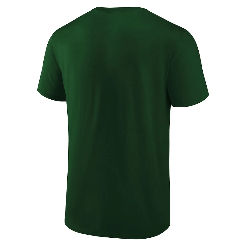 Men's Profile Green Athletics Big & Tall Primary Logo T-Shirt