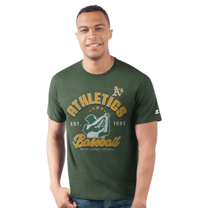 T-shirt Prime Time Batter pour homme, vert, d'athlétisme