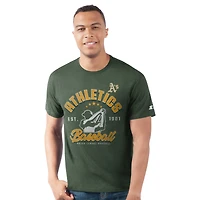 T-shirt Prime Time Batter pour homme, vert, d'athlétisme
