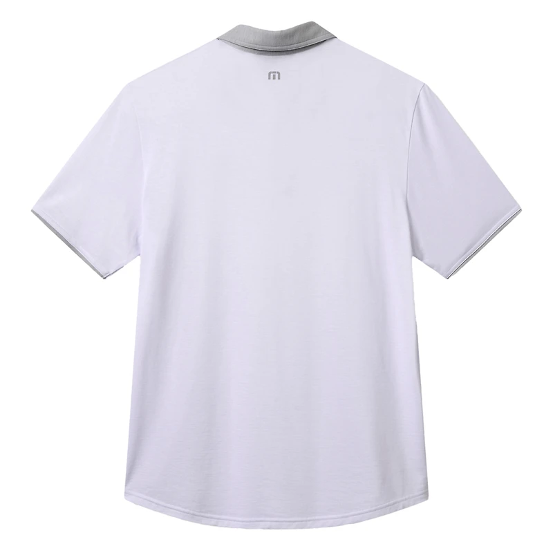 Men's TravisMathew White Athletics Victory Vibes Polo