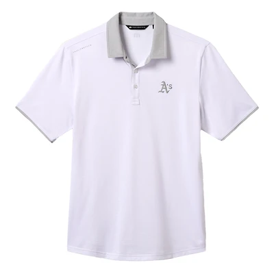 Polo TravisMathew White Athletics Victory Vibes pour homme