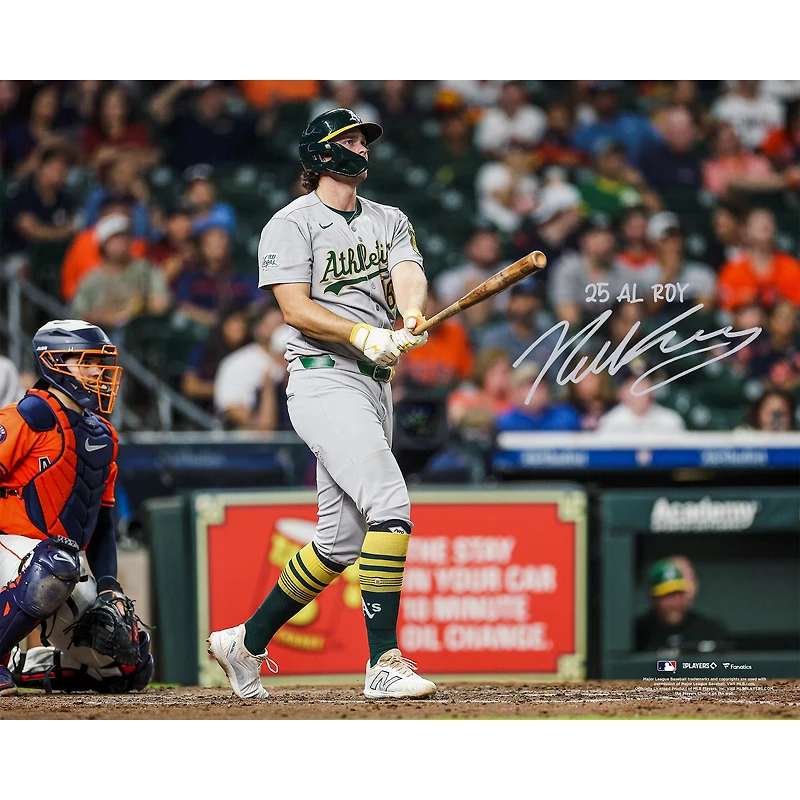 Nick Kurtz Athletics Autographed 16" x 20" 4-Home Run Game Photograph with "25 AL ROY" Inscription