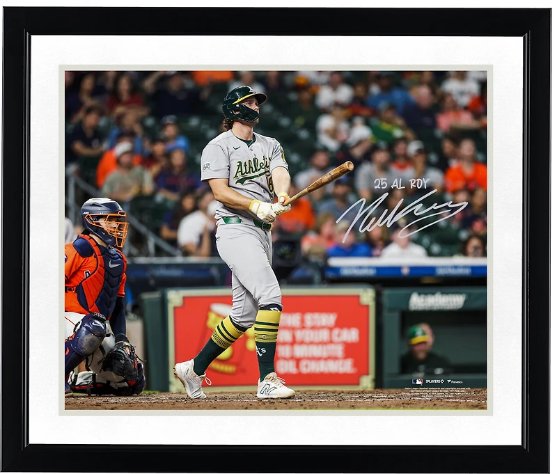 Nick Kurtz Athletics Autographed 16" x 20" 4-Home Run Game Photograph with "25 AL ROY" Inscription
