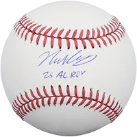 Balle de baseball autographiée par Nick Kurtz (Athletics) avec inscription « 25 AL ROY »