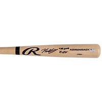 Nick Kurtz Athletics Autographed Blonde Rawlings Pro Bat with "4 HR Game 7/25/25" Inscription 