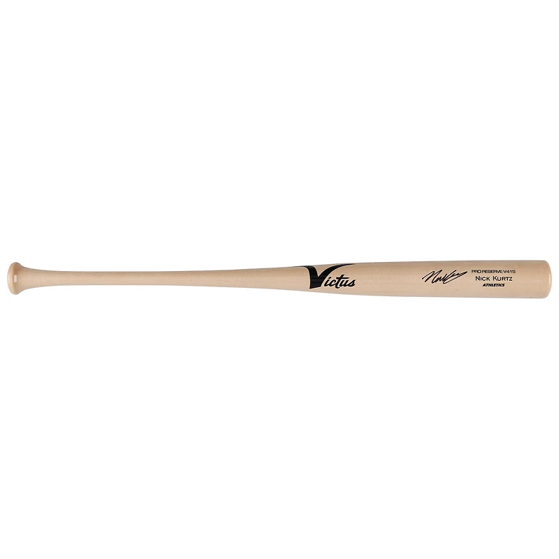 Nick Kurtz Athletics Autographed Victus Game Model Bat