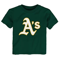 T-shirt vert avec logo principal d'athlétisme pour tout-petits