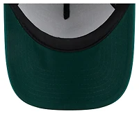 Toddler New Era  White/Green Athletics Painted A-Frame 9FORTY Trucker Adjustable Hat