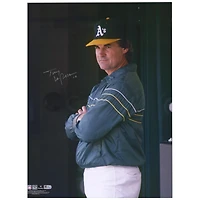 Tony La Russa Athletics Autographed 16" x 20" Dugout Photograph