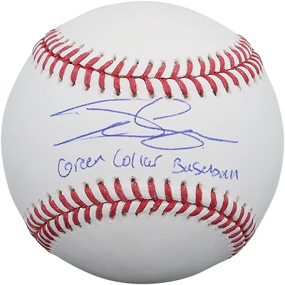 Tyler Soderstrom Athletics Autographed Baseball with "Green Collar Baseball" Inscription