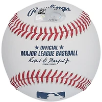 Tyler Soderstrom Athletics Autographed Baseball with "Let's Go A's" Inscription