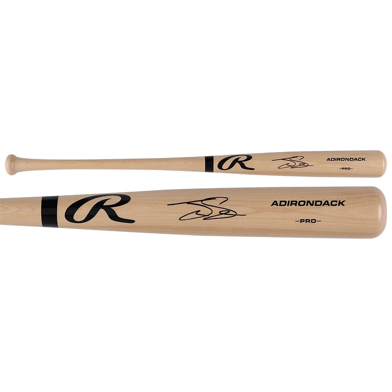 Tyler Soderstrom Athletics a autographié la batte professionnelle Blonde Rawlings