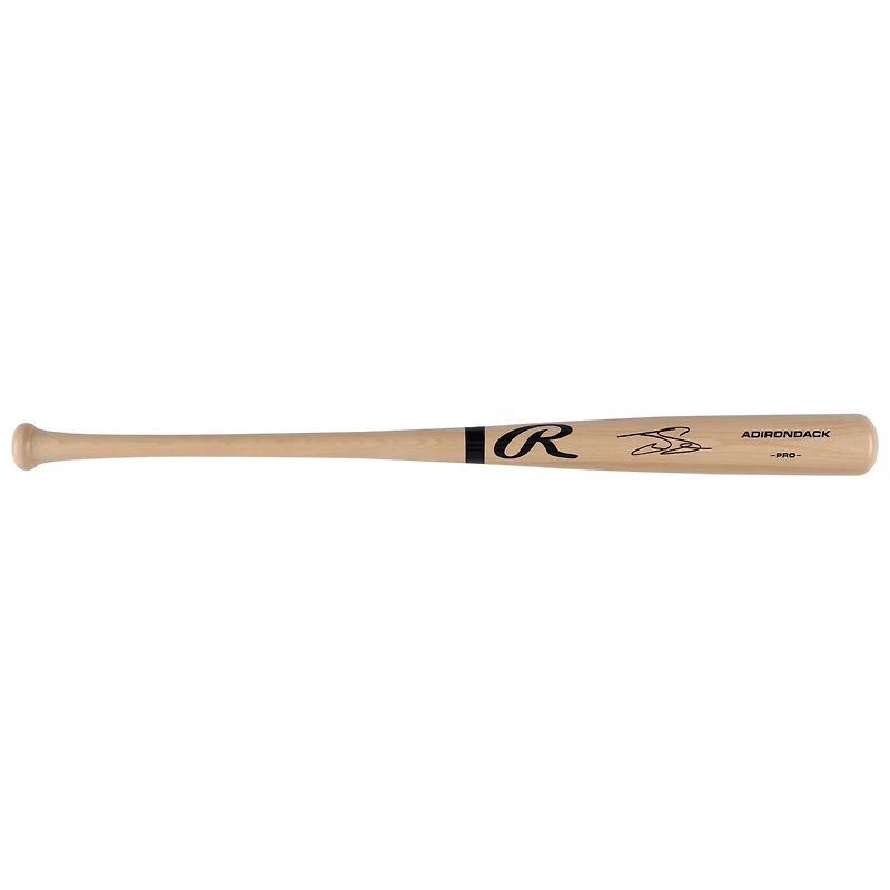 Tyler Soderstrom Athletics a autographié la batte professionnelle Blonde Rawlings