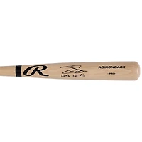 Tyler Soderstrom Athletics Autographed Blonde Rawlings Pro Bat with "Let's Go A's" Inscription