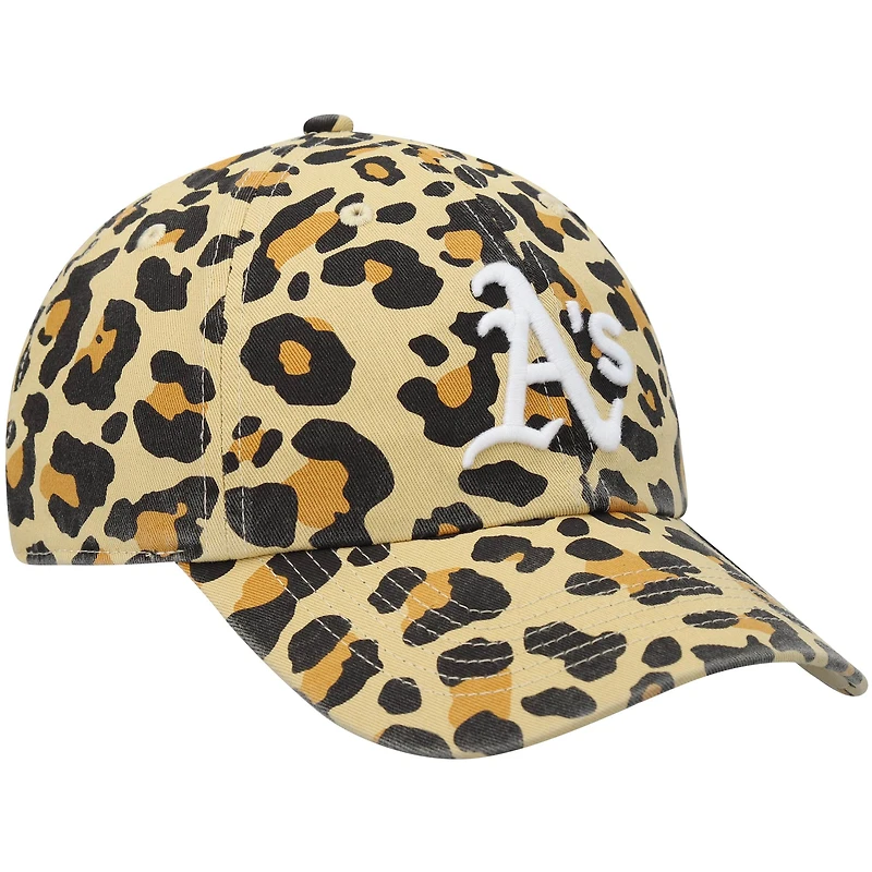 Women's '47 Athletics Tan Bagheera Cheetah Clean Up Adjustable Hat