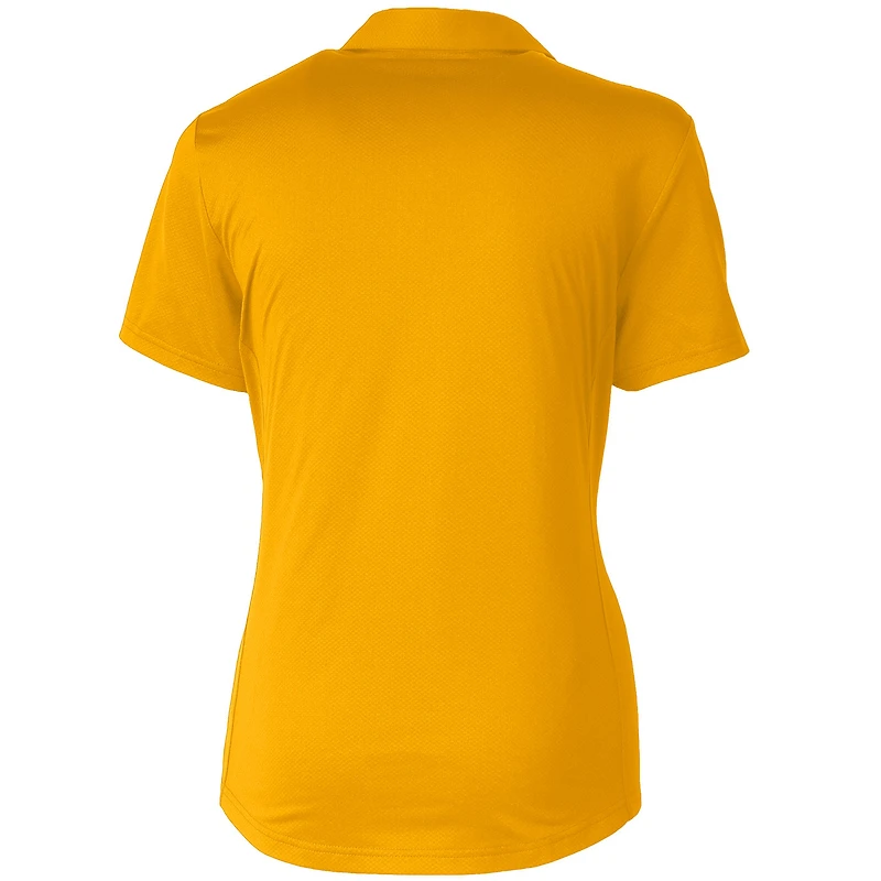 Polo extensible texturé Prospect pour femme Cutter & Buck Gold Athletics