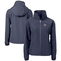Women's Cutter & Buck Navy Athletics Charter Eco Recycled Full-Zip Jacket