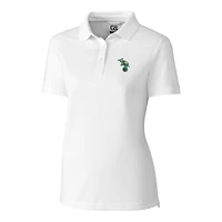 Women's Cutter & Buck White Athletics DryTec Advantage Tri-Blend Pique Polo