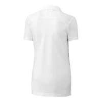 Women's Cutter & Buck White Athletics DryTec Advantage Tri-Blend Pique Polo
