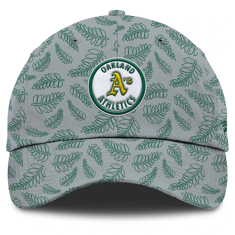 Women's Fanatics  Gray Athletics Cooperstown Collection Shift Adjustable Hat