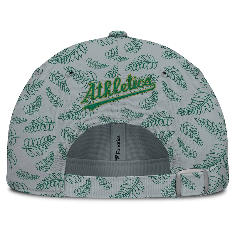 Women's Fanatics  Gray Athletics Cooperstown Collection Shift Adjustable Hat
