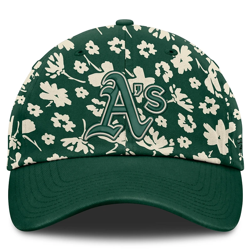 Women's Fanatics  Green Athletics Blossom Adjustable Hat