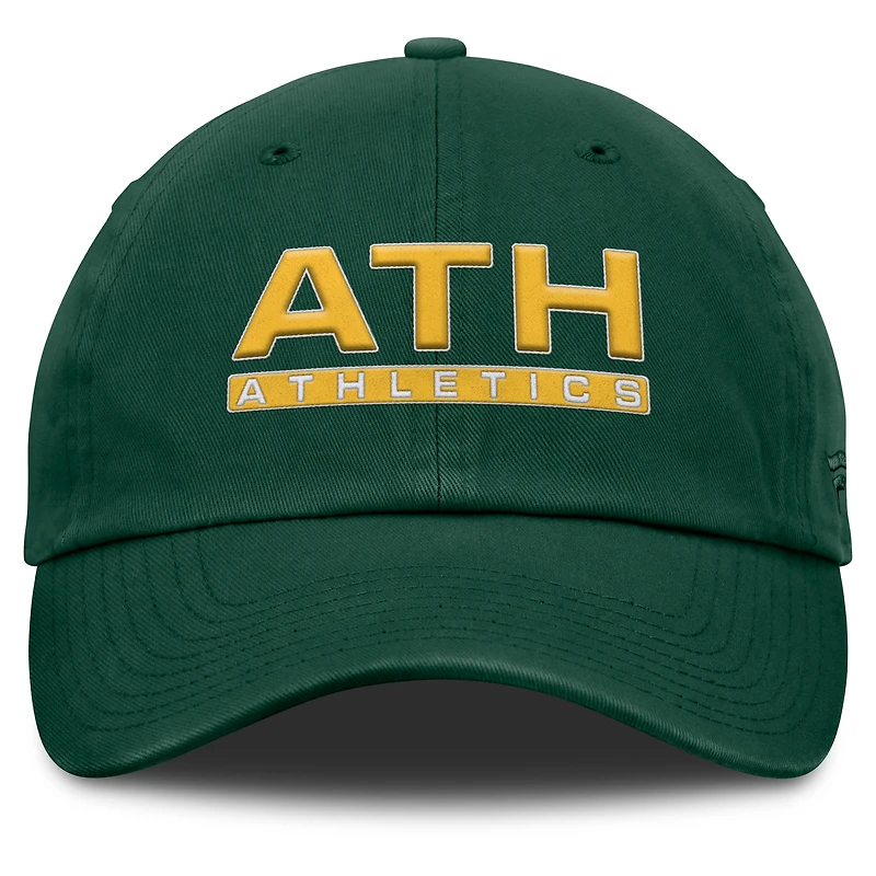 Women's Fanatics Green Athletics Fly Out Adjustable Hat