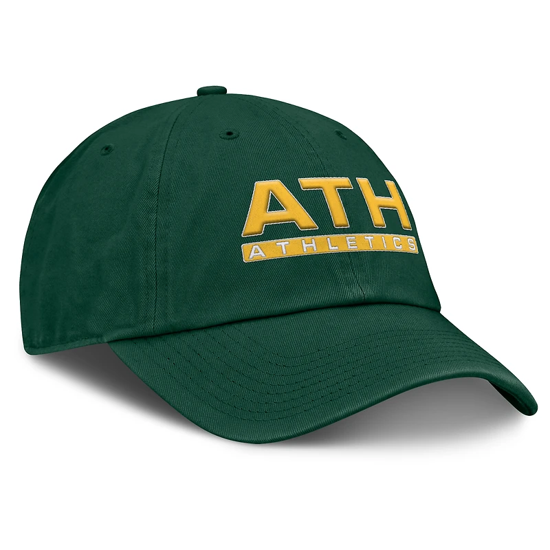 Women's Fanatics Green Athletics Fly Out Adjustable Hat