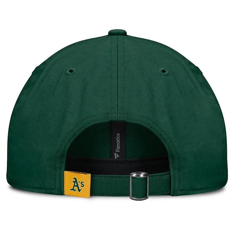 Women's Fanatics Green Athletics Fly Out Adjustable Hat